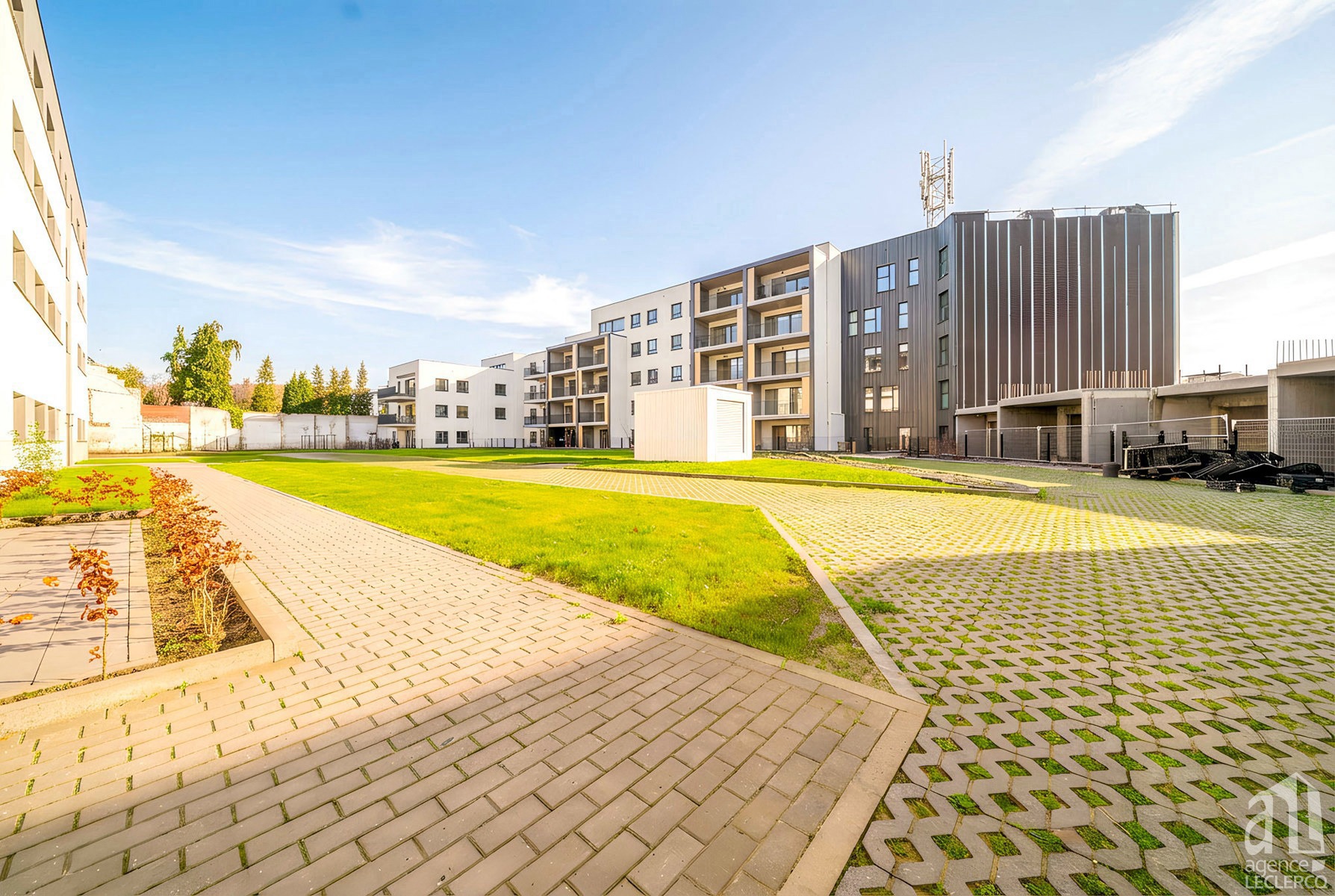 Vue aérienne des Jardins de la Pasture à Tournai